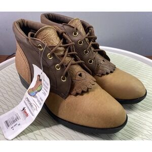 LAREDO Performair Womens Leather Western Equestrian Cowgirl Riding Boots Sz. 8 M